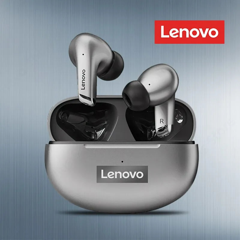 "Lenovo Harmony LP5: Auriculares Inalámbricos Bluetooth Originales, HiFi, Deportivos e Impermeables con Micrófono Integrado"